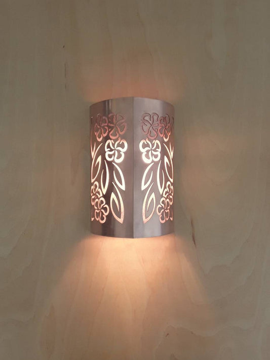 Plumeria Flower Copper Sconce Light-Large